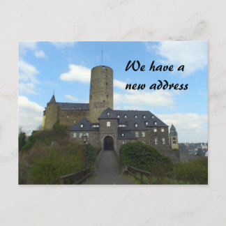 Tenemos una nueva dirección - tarjetas de castillo