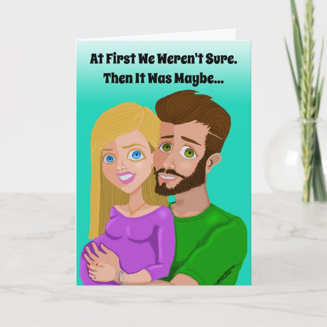 Tenemos una tarjeta de felicitación para bebés (Anverso)