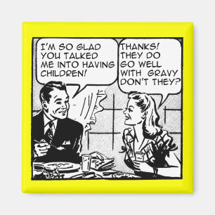 Tener Hijos Imán de Nevera Divertido Humor Retro