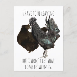 tener que salir de la postal