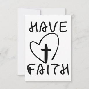 Tener tarjeta de saludo plana con negrita y fideli