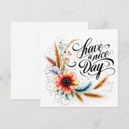 Tener un buen día floral