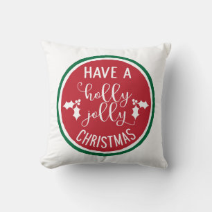 Tener un Cojín decorativo de Navidades Holly Jolly
