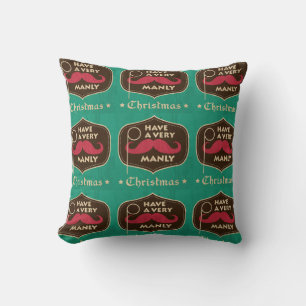 Tener una almohada de Navidades muy masculinos
