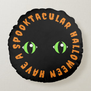 Tener una almohada redonda de Halloween Spooktacul