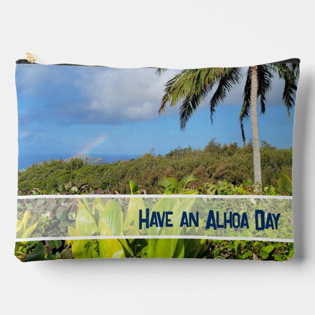 Tener una bolsa accesoria grande de Aloha Day (Anverso)