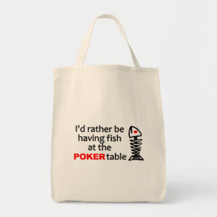 Tener una bolsa de pescado