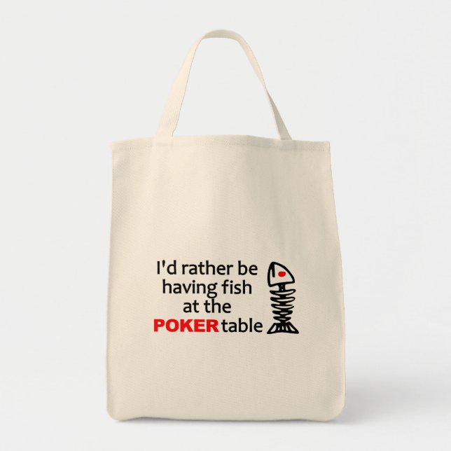Tener una bolsa de pescado (Frente)