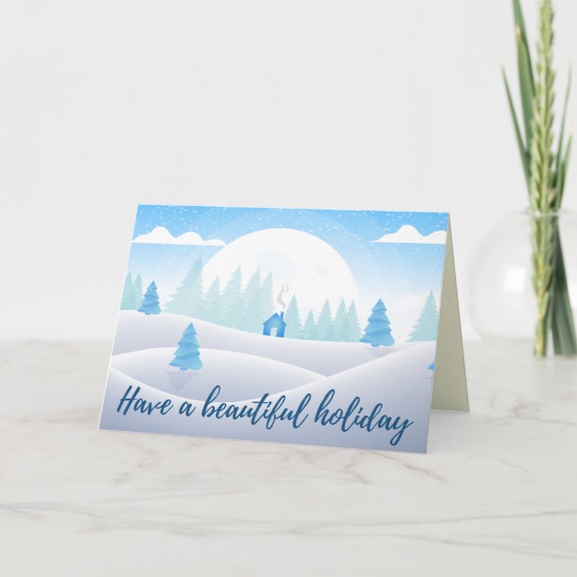 Tener Una Bonita Tarjeta De Vacaciones (Anverso)