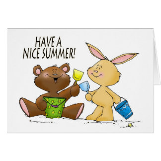 tener una buena tarjeta de verano