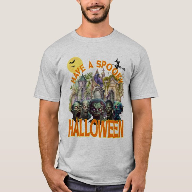 Tener una Camiseta Clásica De Halloween (Anverso)