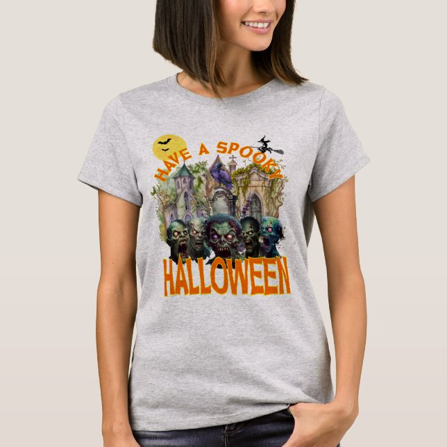 Tener una Camiseta Clásica De Halloween (Anverso)