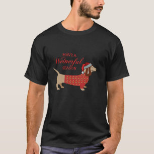 Tener una dosis de camiseta de Daschund en tempora