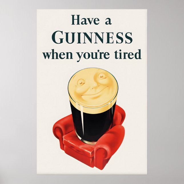 Tener una impresión de cartel de Guinness John Gil (Frente)