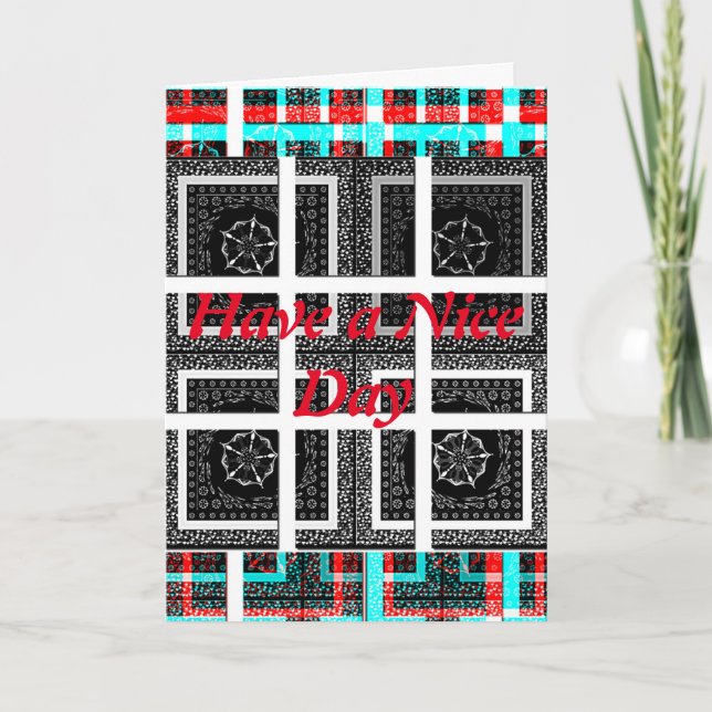 Tener una plantilla vertical de tarjeta de saludo  (Anverso)