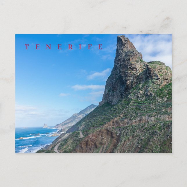 Tenerife Montañas Anaga vista postal (Anverso)
