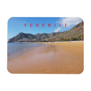 Tenerife Teresitas Playa con imán de nevera
