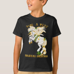 Tenga camisetas muy mágico del navidad