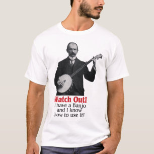 ¡Tenga cuidado! La camiseta de manga corta ligera