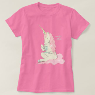 Tenga el café y té conmigo adulto de la camiseta