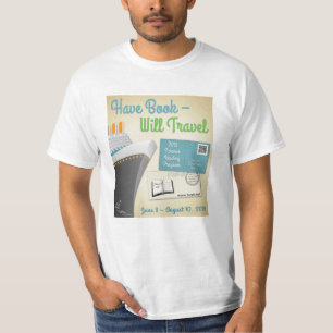 Tenga libro - viajará la camiseta