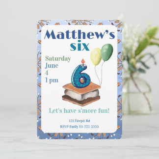 Tenga más diversión Invitación de cumpleaños númer
