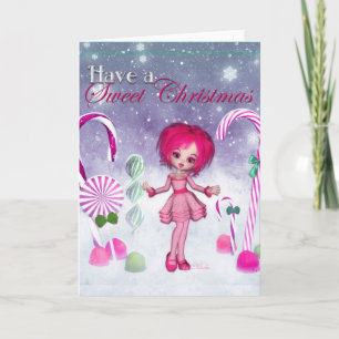Tenga navidad dulce:: Pique al chica de la pega de