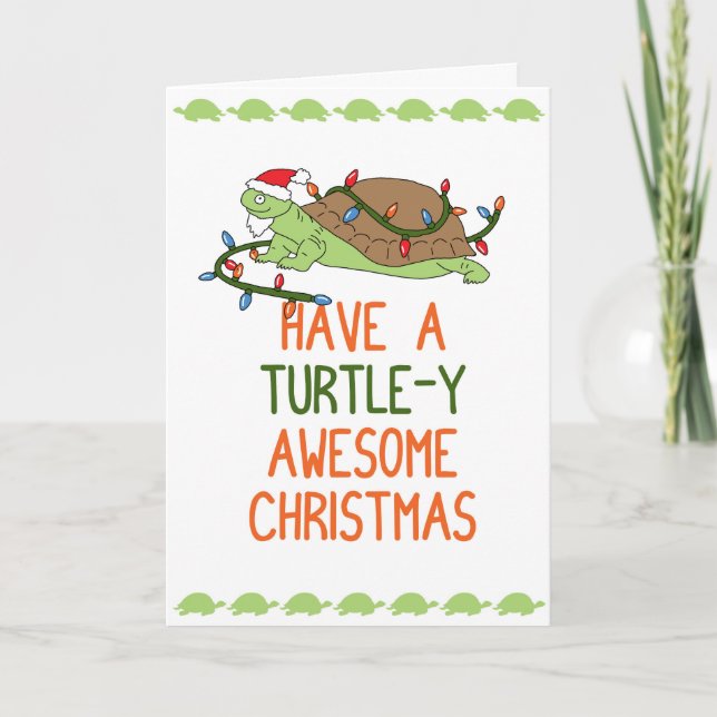 Tenga navidad impresionante de una Tortuga-y (Anverso)