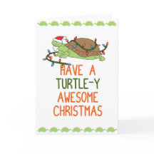 Tenga navidad impresionante de una Tortuga-y