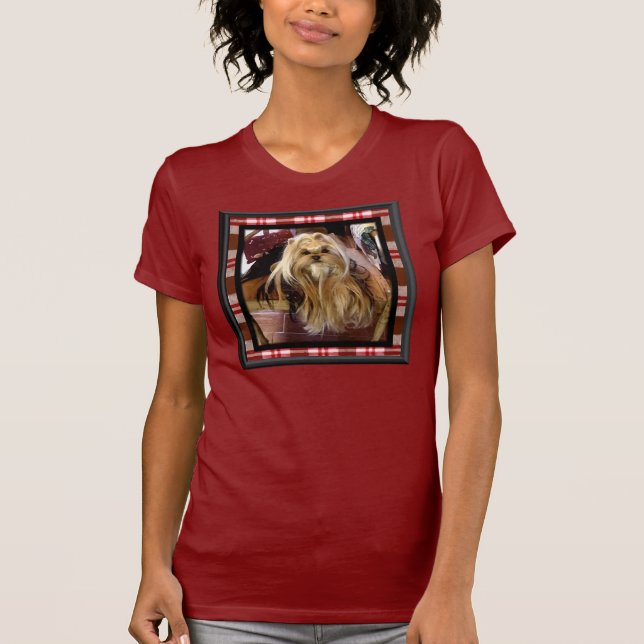 Tenga perrito viajará camisa (Anverso)