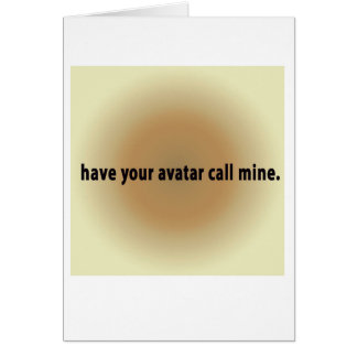 tenga su mina de la llamada del avatar