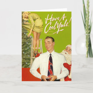 "Tenga tarjeta de felicitación del navidad de un