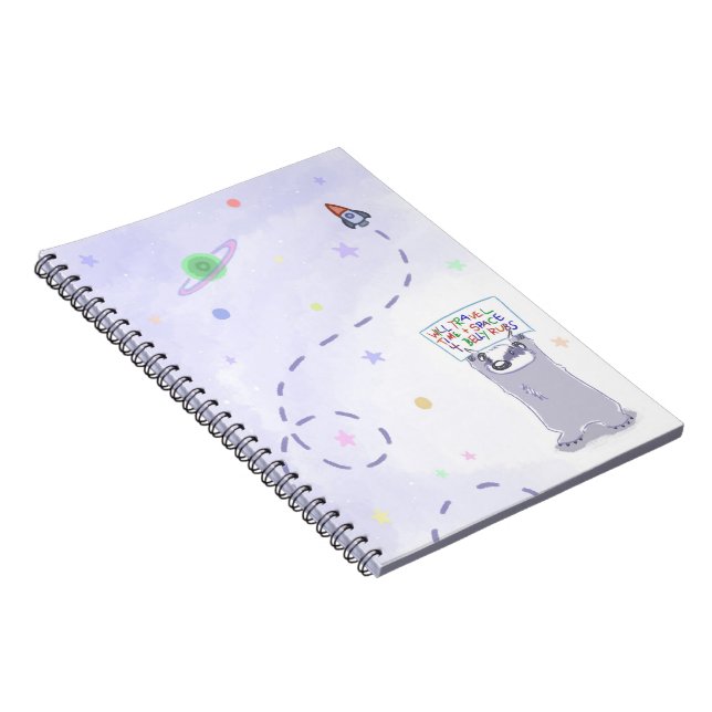 Tenga tejón, viajará - cuaderno (Lado Derecho)