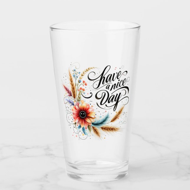 Tenga un buen día floral (Anverso)