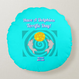 Tenga un Cojín decorativo redondo del día fabuloso
