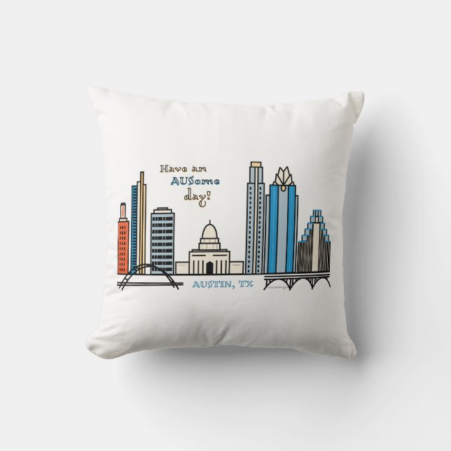 ¡Tenga un día de AUSome! almohada (Anverso)