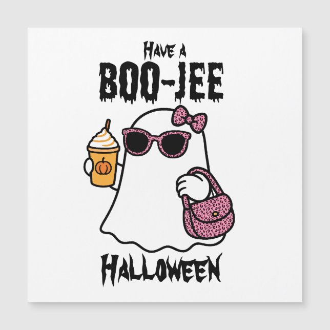 Tenga un fantasma de Halloween Boo-jee (Anverso)