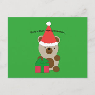 Tenga un oso navidad muy feliz