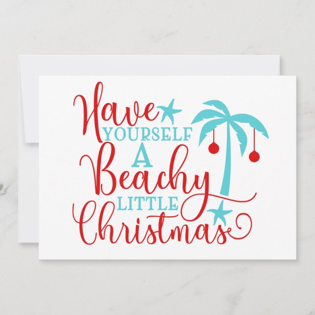 Tenga un pequeño Navidad playero (Anverso)