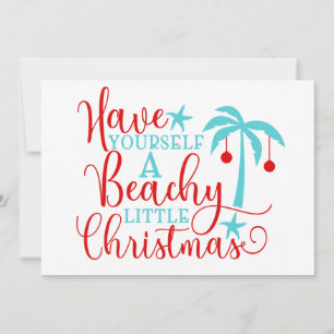 Tenga un pequeño Navidad playero