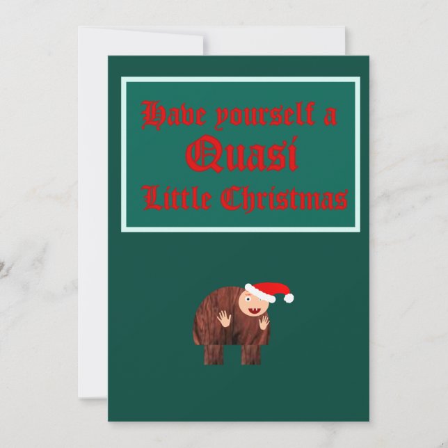 Tenga un pequeño "Quasi" Navidad (Anverso)
