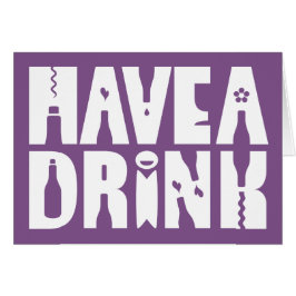 TENGA una BEBIDA (pequeña)