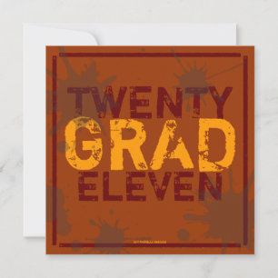 Tenga una invitación de la fiesta de graduación