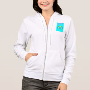 Tenga una sudadera con capucha de la cremallera de