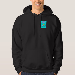 Tenga una sudadera con capucha negra de los