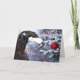 Tenga una tarjeta del día de fiesta de Zoifill