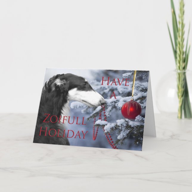 Tenga una tarjeta del día de fiesta de Zoifill (Anverso)