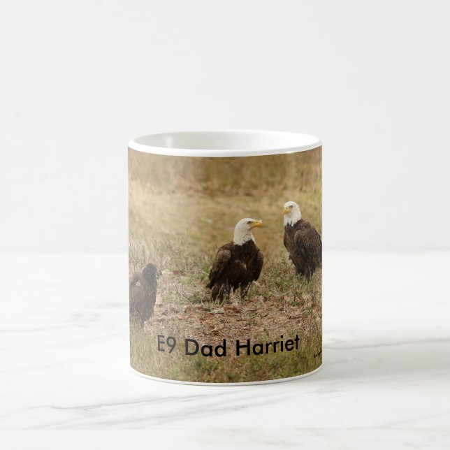 Tenga una taza de café agradable con E9, el papá y (Centro)