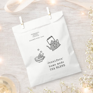 Tenga una taza de té   Bolsas de favor personaliza