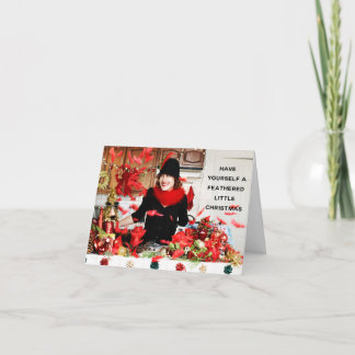 "Tenga usted mismo pequeño navidad emplumado "